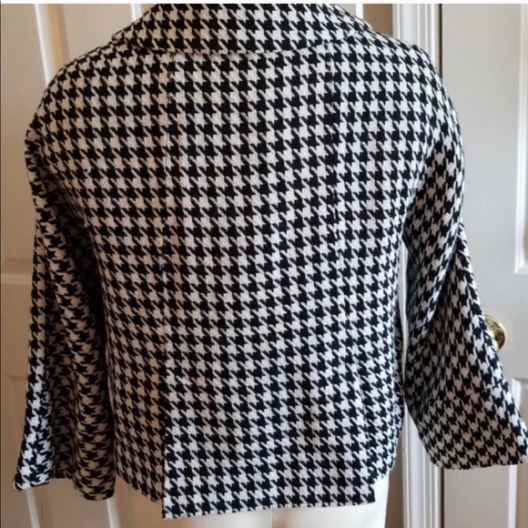 Women’s Lapis broad Houndstooth Jacket - Picture 8 of 8